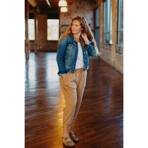 By Tavi Butterscotch Knit Joggers Medium